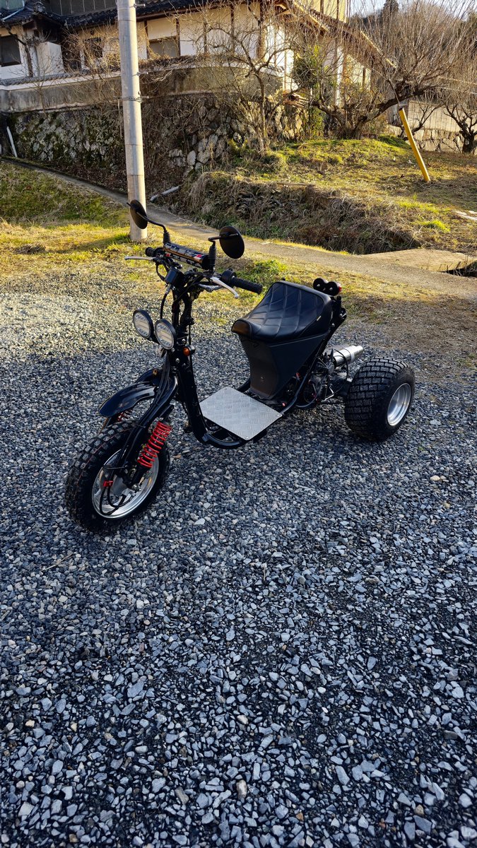 少なくなってきました。ジャイロUPプチカスタム 公道復活させて