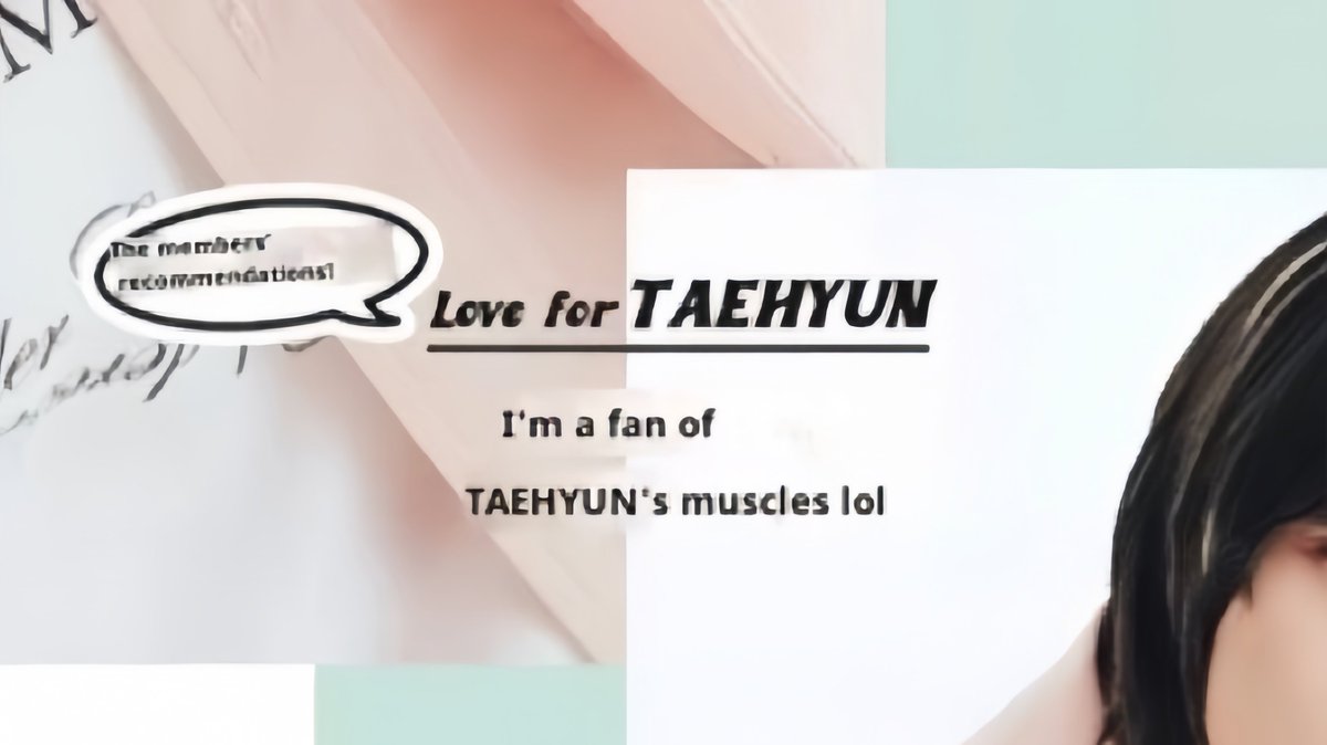 a thread of.....

"i'm a fan of TAEHYUN's muscle"