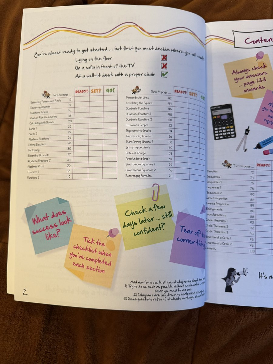 Just_Maths's tweet image. Exciting …. Just got my grubby mitts on a proof copy of our “higher” only #GCSEmaths revision guide / workbook …. Available very soon!