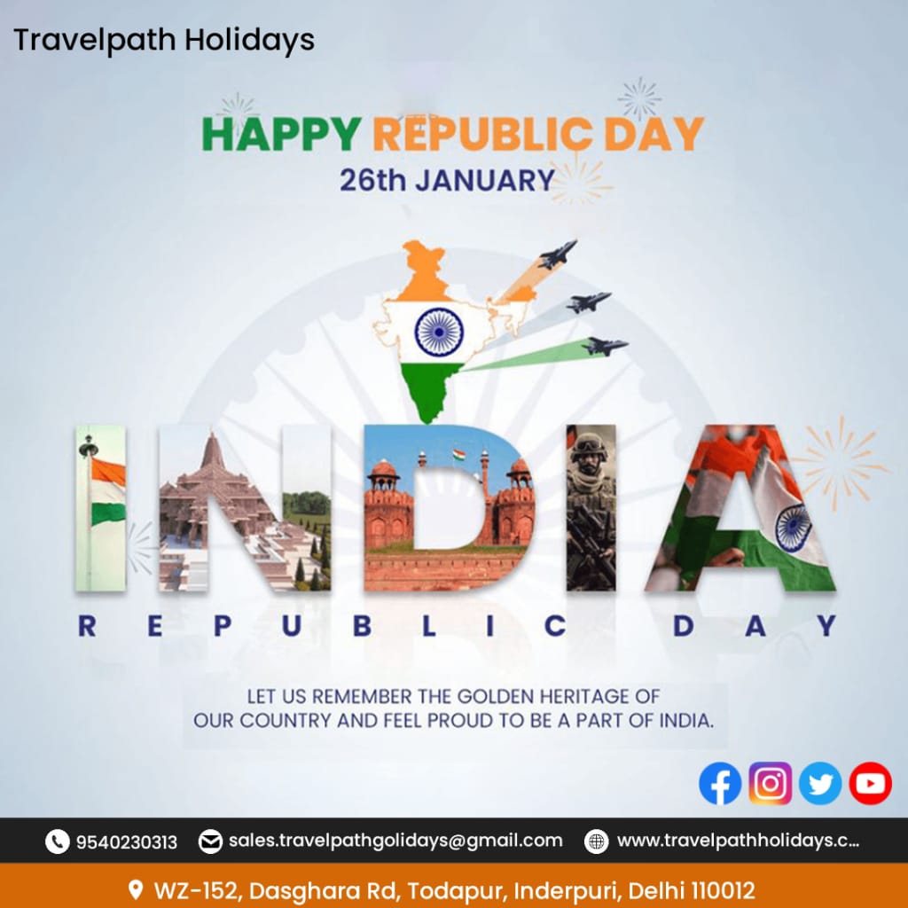 travelpathindia's tweet photo. Happy Republic Day! Let's rejoice in the glory of our country and take pride in our identity as Indians.

#HappyRepublicDay2025  #HappyRepublicDay https://t.co/wdMGXy1sh7