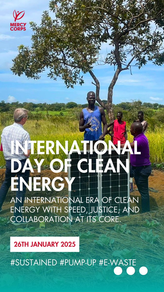 🌍⚡ Celebrating the International Day of Clean Energy!

Together, we envision an era of clean energy built on speed, justice, and collaboration. 
Let's power the future sustainably and equitably! 💡✨

#SUSTAINED 
#PUMP-UP
#E-Waste 
#CleanEnergy 
#ClimateAction