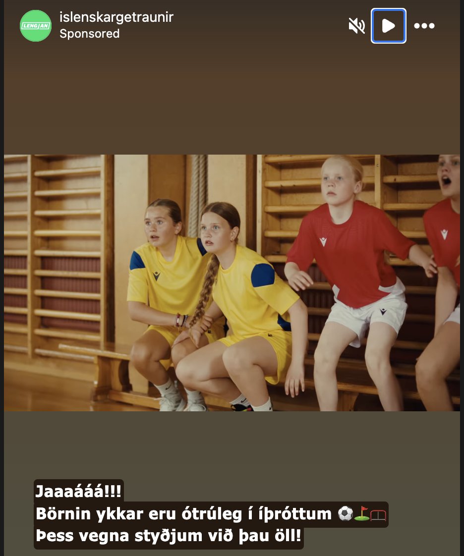 hvergi annars staðar í heiminum má nota börn til að auglýsa fjárhættuspil...