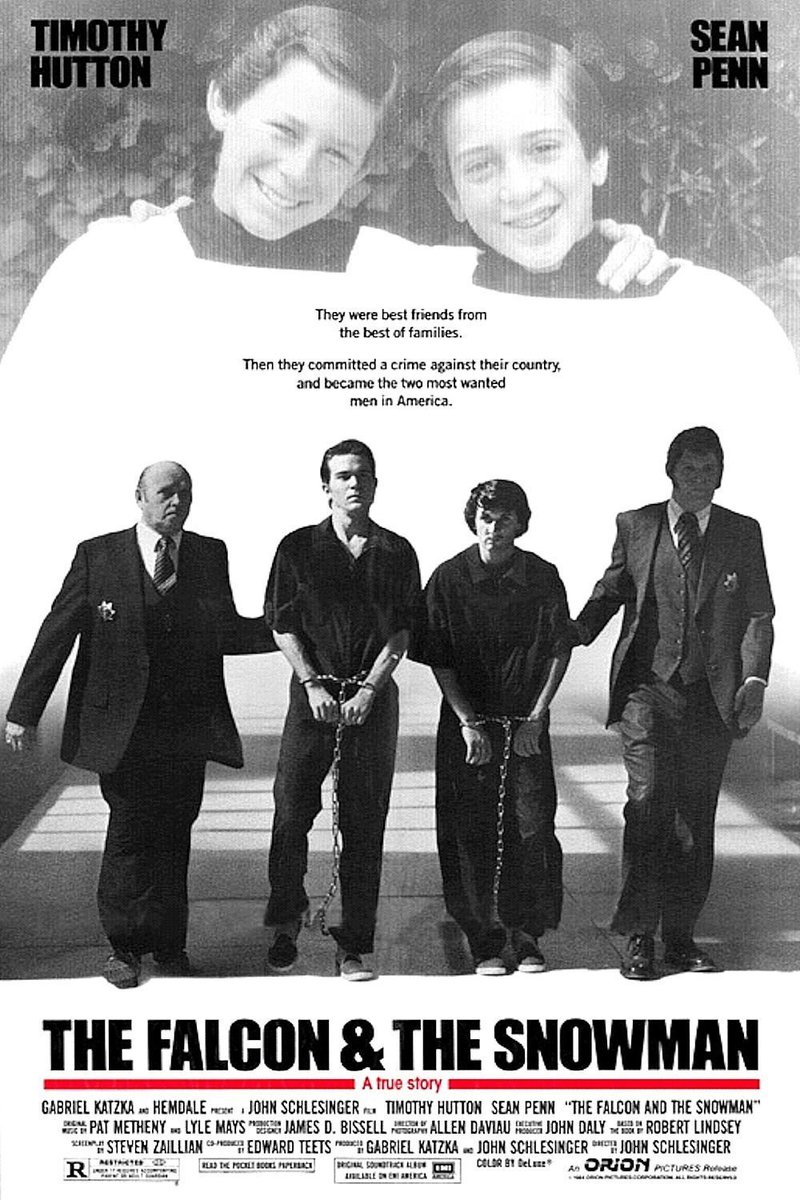 SpiesVespers's tweet image. OTD Jan 26, 1977 #Andrew_Daulton_Lee and #Christopher_Boyce indicted for espionage, giving #Sean_Penn opportunity for brilliant performance