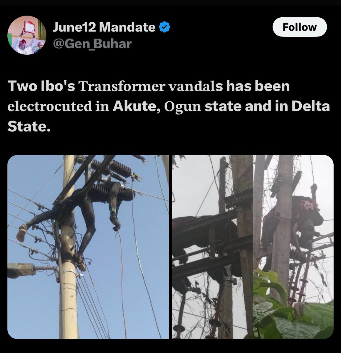 Osemmuo's tweet photo. Yorubas are now spreading fake news since they can’t counter their skull minning news .   

This is laughable. 

When did an Igbo man begin answering Rasheed  Ajagbe a Yariba man  ?  

Yorubaboons are out of ideas 😂

      Funny people https://t.co/8iOZroCayj