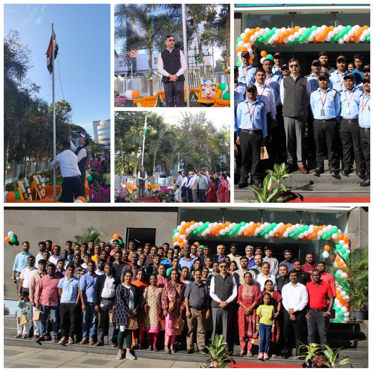 STPIBengaluru's tweet photo. On the 76th Republic Day, Dr. Sanjay Tyagi, Director - STPI Bengaluru, hoisted the National Flag with the staff in tribute to the Motherland. 🇮🇳 

Director-STPI Bengaluru highlighted STPI’s role in fostering innovation and driving economic growth through the startup ecosystem https://t.co/iPZygnCQJl