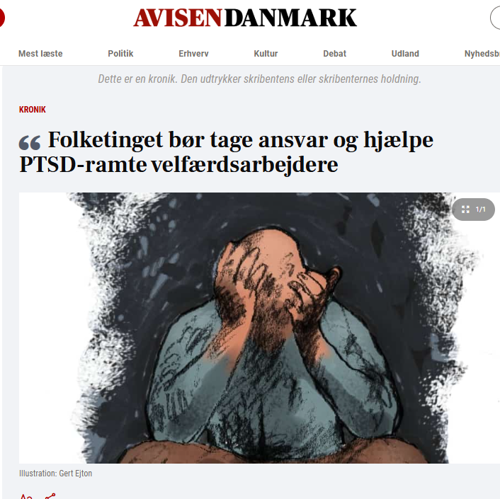 - Veteranaftalen rummer gode elementer  som hjælper både den enkelte udsendte og familien med at komme på fode efter en hændelse, som skyldes deres arbejde. Vi sidder tilbage med et ønske om, at PTSD indenfor landet grænser tages lige så alvorligt som PTSD pådraget uden for
