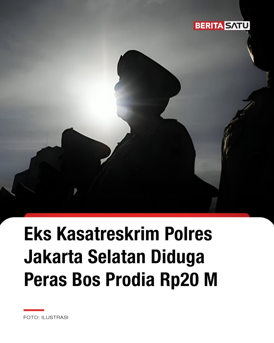 Beritasatu's tweet photo. Mantan Kasatreskrim Polres Metro Jakarta Selatan AKBP Bintoro diduga memeras bos jaringan klinik laboratorium Prodia yang anaknya tersangkut kasus pembunuhan di Jakarta Selatan. Polisi itu disebut meminta uang Rp 20 miliar untuk menghentikan penyidikan. Pemerasan itu bermula dari kasus pembunuhan remaja berinisial N (16) dan X (17) yang ditangani Polres Jakarta Selatan. Kedua korban tewas diduga setelah disetubuhi dan dicekoki narkoba. Dalam perjalanan kasusnya, bos Prodia yang anaknya terjerat kasus pembunuhan itu diminta uang senilai Rp20 miliar oleh AKBP Bintoro dengan iming-iming akan menghentikan penyidikan sehingga sang anak bebas. Polisi diduga juga mengintimidasi keluarga korban agar mencabut laporan, dengan mengiming-imingkan uang kompensasi senilai Rp50 juta yang diserahkan melalui seseorang inisial J dan Rp300 juta dikasih melalui R pada Mei 2024.
Pemerasan tersebut terungkap saat Arif dan Bayu melayangkan komplain pada 17 Mei 2024, memprotes kenapa polisi masih melanjutkan penyidikan kasus yang menjeratnya, padahal keluarganya sudah menyerahkan uang Rp20 miliar seperti diminta oleh oknum perwira itu. AKBP Bintoro telah membantah dirinya memeras pemilik Prodia โItu fitnah dan mengada-ada,โ kata Bintoro saat dikonfirmasi terkait dugaan pemerasan bos Prodia, Minggu (26/1/2026). Bintoro mengatakan kasus pembunuhan dengan tersangka anak pemilik Prodia tidak pernah dihentikan dan masih berjalan di Polres Jakarta Selatan bahkan sudah lengkap pemberkasan atau P21 dan telah dilimpah ke Kejaksaan Negeri Jakarta Selatan untuk dibuat dakwaan ke pengadilan. Bintoro mengaku sudah menjalani pemeriksaan selama delapan jam di Propam Polda Metro Jaya terkait tudingan pemerasan bos Prodia. Bahkan ponsel pribadinya sudah disita oleh Propam.
Simak berita selengkapnya di https://t.co/12KzHzdIDJ & YouTube BeritaSatu!
#AKBPBintoro #Pemerasan #Prodia #Polisi #BeritaSatu