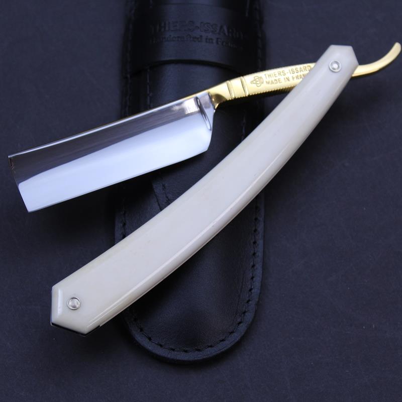 invisibleedge's tweet photo. If seeking a simple yet cool looking razor, would this not fit the bill? Bone scales, an unmarked blade and goldwash to the tang. Smooth.
https://t.co/HkgtV9GYVm
#invisibleedge #wetshaving #straightrazor #luxuryshaving #mensluxury https://t.co/OQt98b4IkG