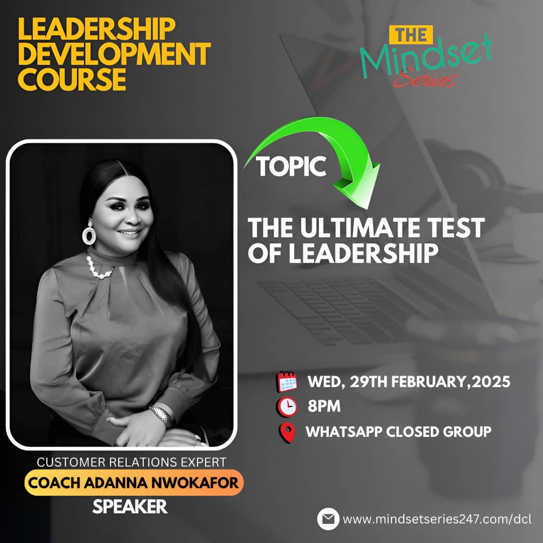 mindsetseries_'s tweet image. At Mindsetseries, we go 1,000% to help you grow. This course covers relationships, team management, public speaking, personal branding, and mental wellness—taught by top experts. Don’t miss 4-Week Leadership Development Course.

➡️ mindsetseries247.com/ldc 

 #Leadership #mindset