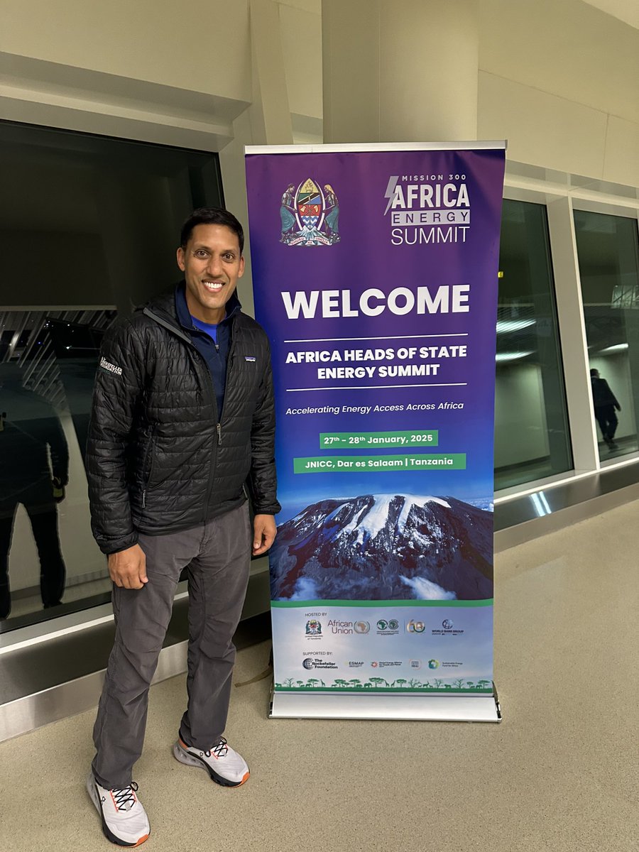 rajshah's tweet photo. #Mission300 has the potential to make Africa and the world more prosperous, stable &amp; safer. I’m in Tanzania with Heads of State, private sector &amp; philanthropies to commit to connecting 300 million people to electricity. Follow along at #PoweringAfrica. https://t.co/HQxJmzWcx9