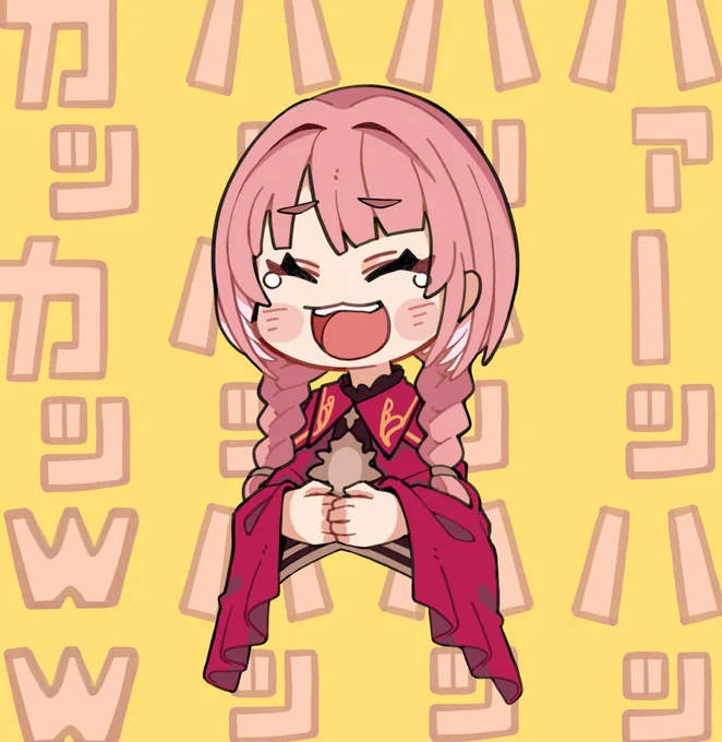 #Luillust ルイ姉の笑い方好き あとフードも描きたかった ツリーに背景なし版