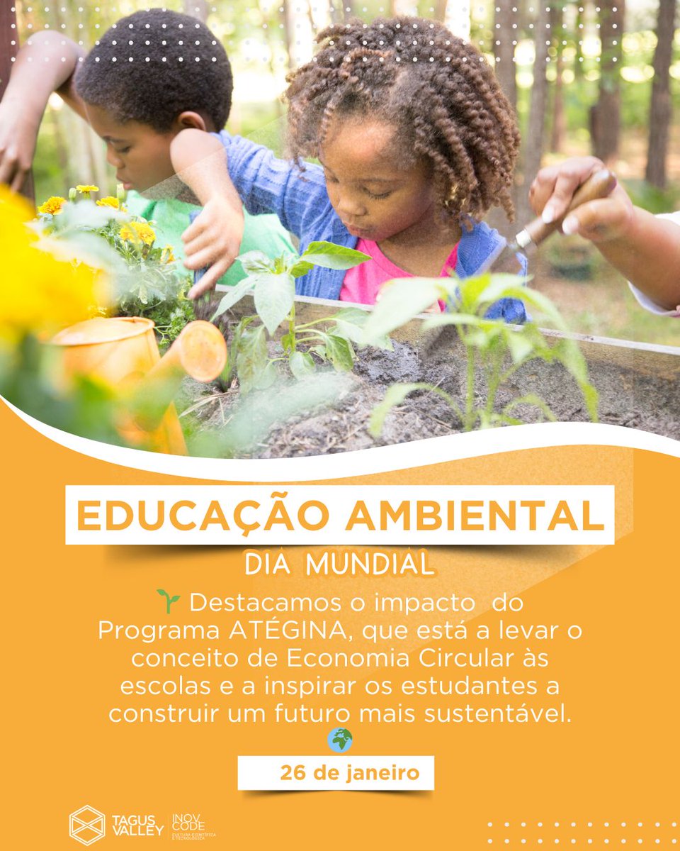Tagusvalley_PT's tweet image. 🌍🌱 Celebre o Dia Mundial da Educação Ambiental com o Programa Educativo ATÉGINA! 🌟
.
.
.
.
.
#TAGUSVALLEY #abrantes #mediotejo #inovcode #escola #ensino #competenciasdigitais #EducaçãoAmbiental #EconomiaCircular #Sustentabilidade #ProgramaATÉGINA #DiaMundialDaEducaçãoAmbiental