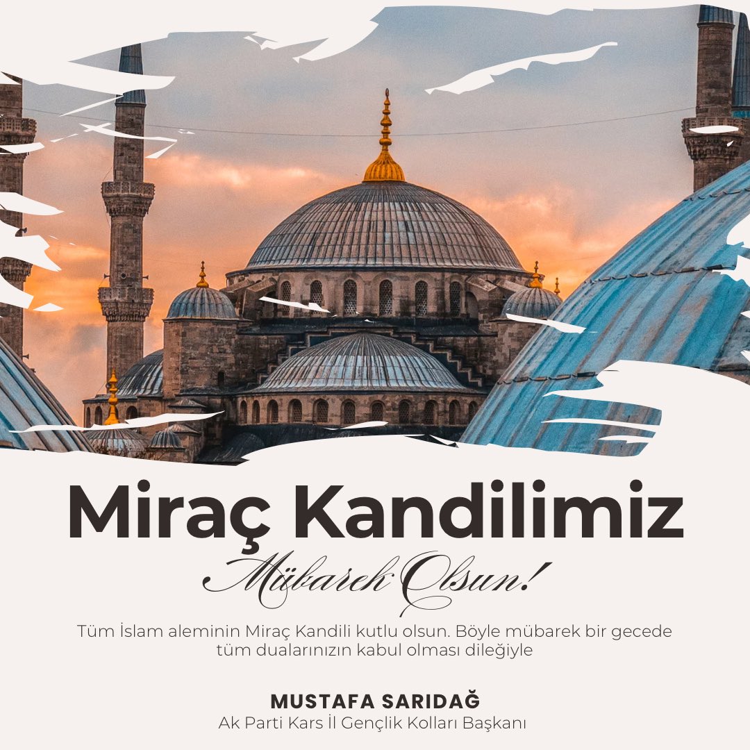 AkGenclikKars's tweet photo. Hüzün yılında, Mekke'de daralan Peygamber'imizi Miraç'la ferahlatan Rabbim! Bizide Miraç ile ferahlat..

Miraç Kandilmiz Mübarek Olsun. https://t.co/c1jtQQrz9h