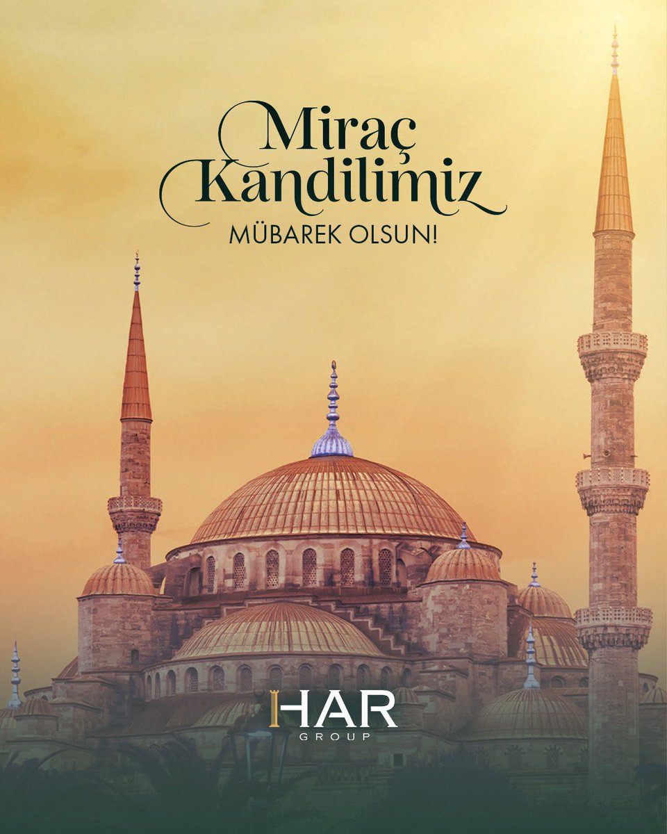 hargroup_tr's tweet photo. Miraç Kandilimiz Mübarek Olsun.
#MiraçKandili #HarGroup https://t.co/s3FVlNIqXb