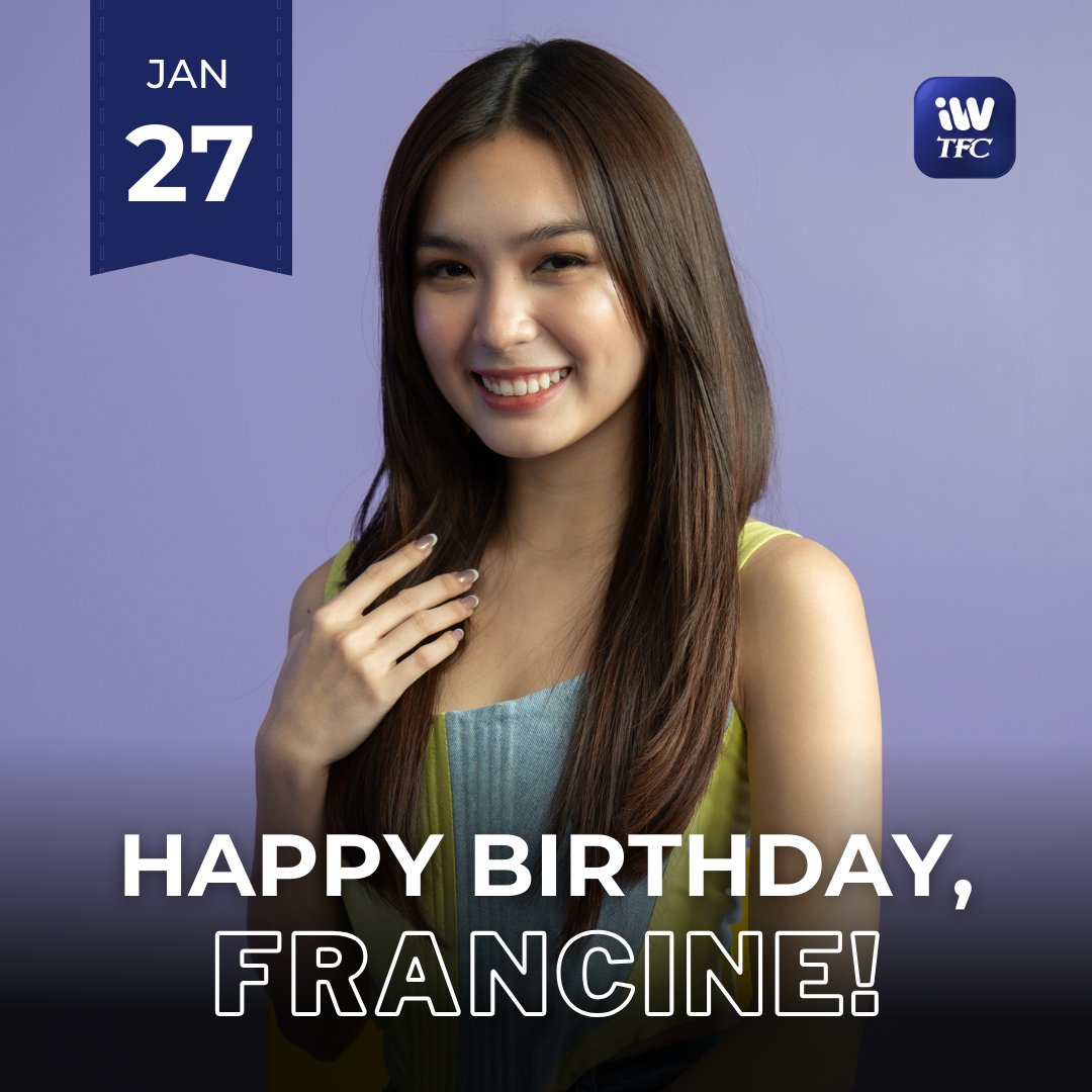 ofc_iwant's tweet photo. Happy birthday, @francinecarreld! 🎂🎁🎉
Love, your iWantTFC fam! 😘 https://t.co/ve6DOW6146