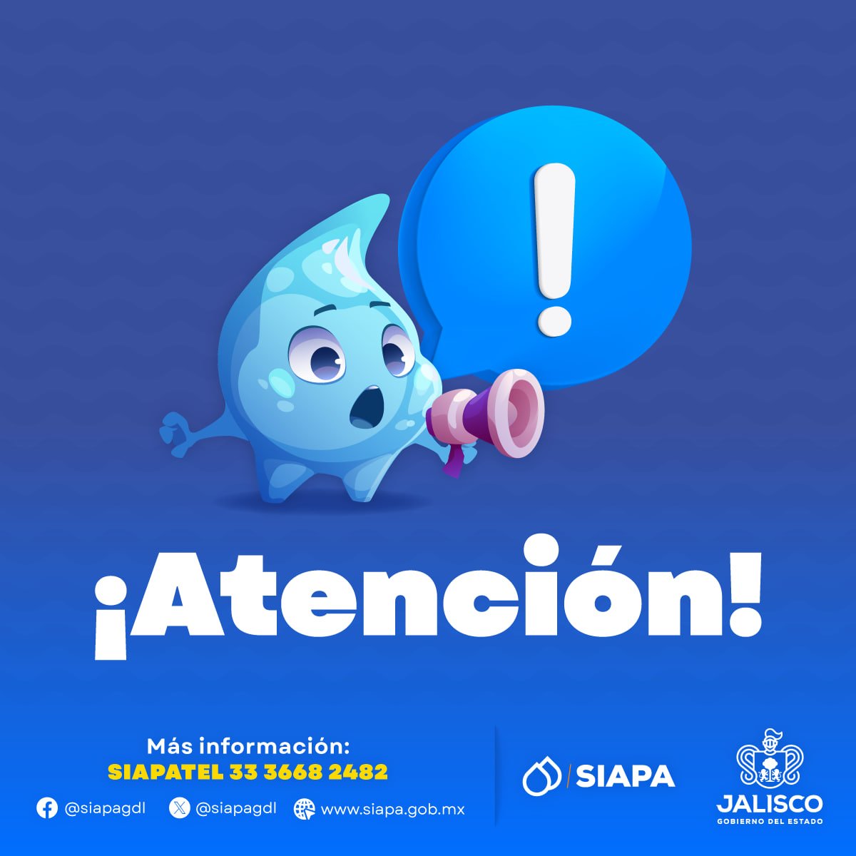 siapagdl's tweet photo. ⚠️¡Atención!⚠️

#SIAPAInforma

Derivado de una falla en el servicio eléctrico en Chapala quedó fuera de operación durante dos horas la Planta de bombeo Chapala-Guadalajara.

Consulta los detalles y las colonias con posible afectación.

https://t.co/IyJc0jWZF8 https://t.co/s0pSI4t7vc