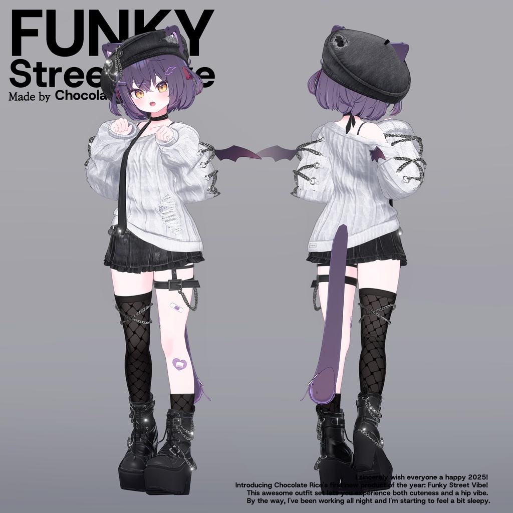 0chocolaterice0's tweet image. #CHOCOLATERICE_vrc
#RTキャンペーン
-
このツイートをRTするだけで参加完了!
抽選で5名様に、【 𝙁𝙪𝙣𝙠𝙮 𝙎𝙩𝙧𝙚𝙚𝙩 𝙑𝙞𝙫𝙚 】をプレゼント🎉💖
-
発売記念30%OFFなので
ぜひチェックしてみてくださいね!
お得なチャンスをお見逃しなく💖
-
当選者は2月1日に発表します✨
-…