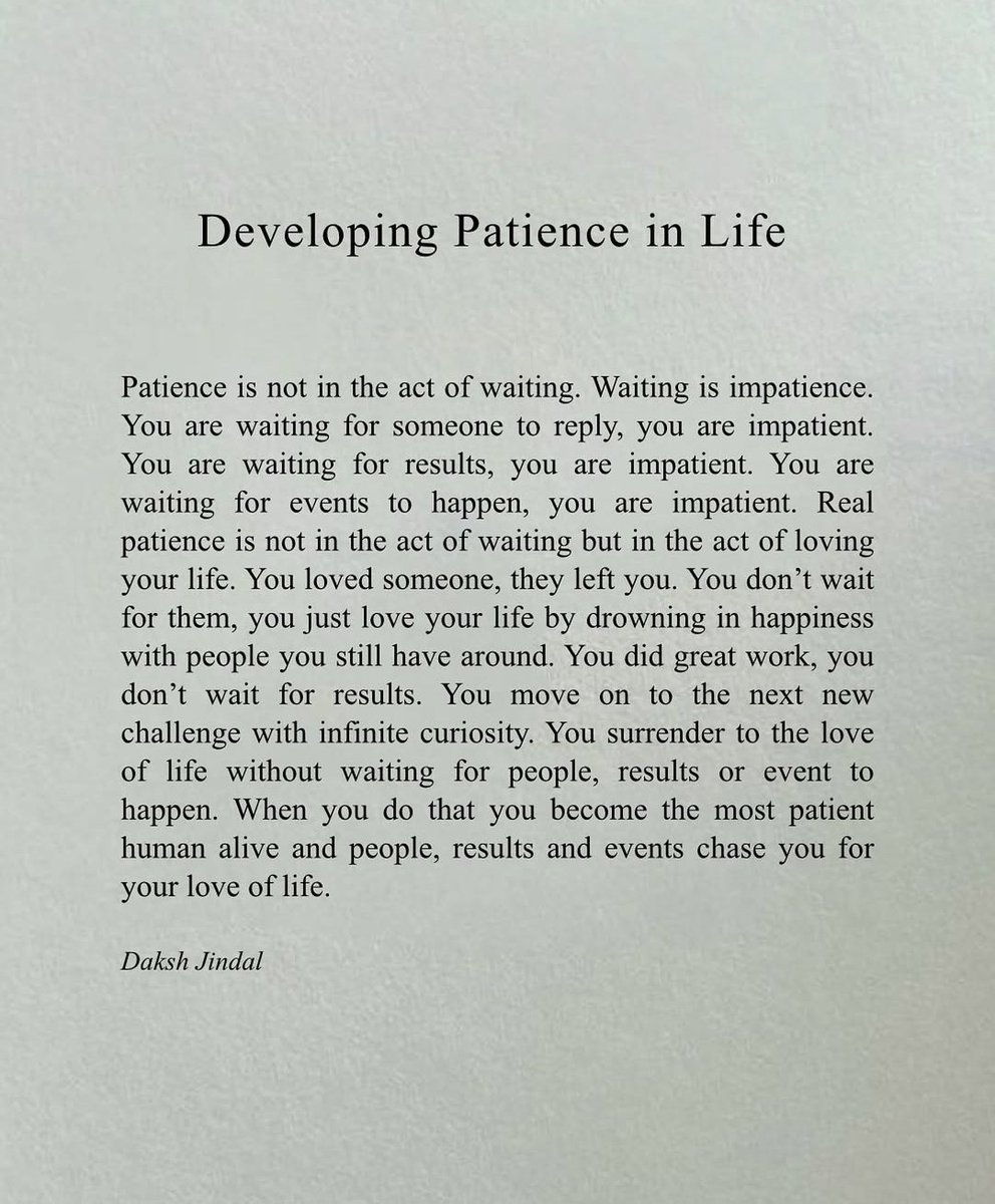 Liminal1988's tweet photo. Developing patience in life https://t.co/Y8sFihMUgG