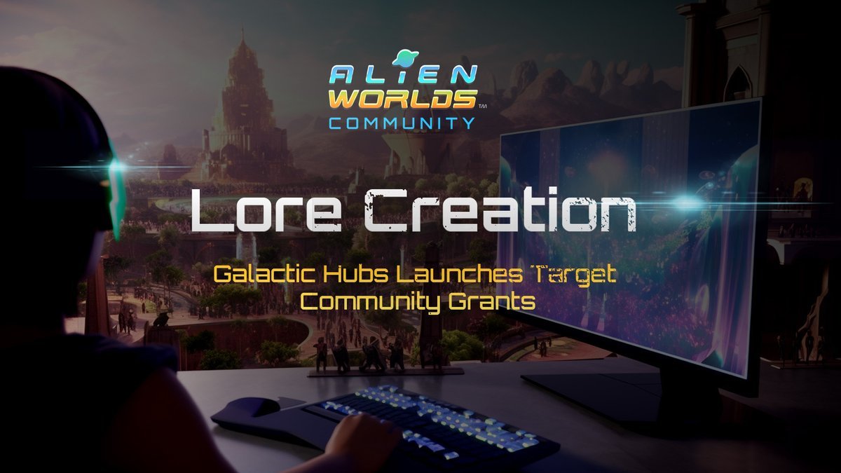 AlienWorlds's tweet photo. 📢 Calling All Creators and Storytellers! 📖
The Targeted Community Grant Program for Lore Creation is LIVE, and we’re looking for talented Explorers to join in!🌌

This is your chance to make your mark on the #AlienWorlds universe. Whether it's weaving tales of the rivalry between Megacorps and Planetary Syndicates, uncovering the secrets of #Trilium, or exploring the mystical wonders of the #Metaverse, your narrative could become an official part of Alien Worlds lore.🚀

Not only will you have the opportunity to expand the universe Kevin J. Anderson helped shape, but you could also earn a #GalacticHubs Grant for your creativity!✨

📝 Start crafting your stories today!
Learn more about the program and how to submit your entry here: https://t.co/W6dxxo7AyN

Let your imagination soar—your story could become a celebrated chapter in Alien Worlds history! 🚀

#GHubsGrant #TLM #TokenizedLore #Web3Gaming #WAXFAM #DAO