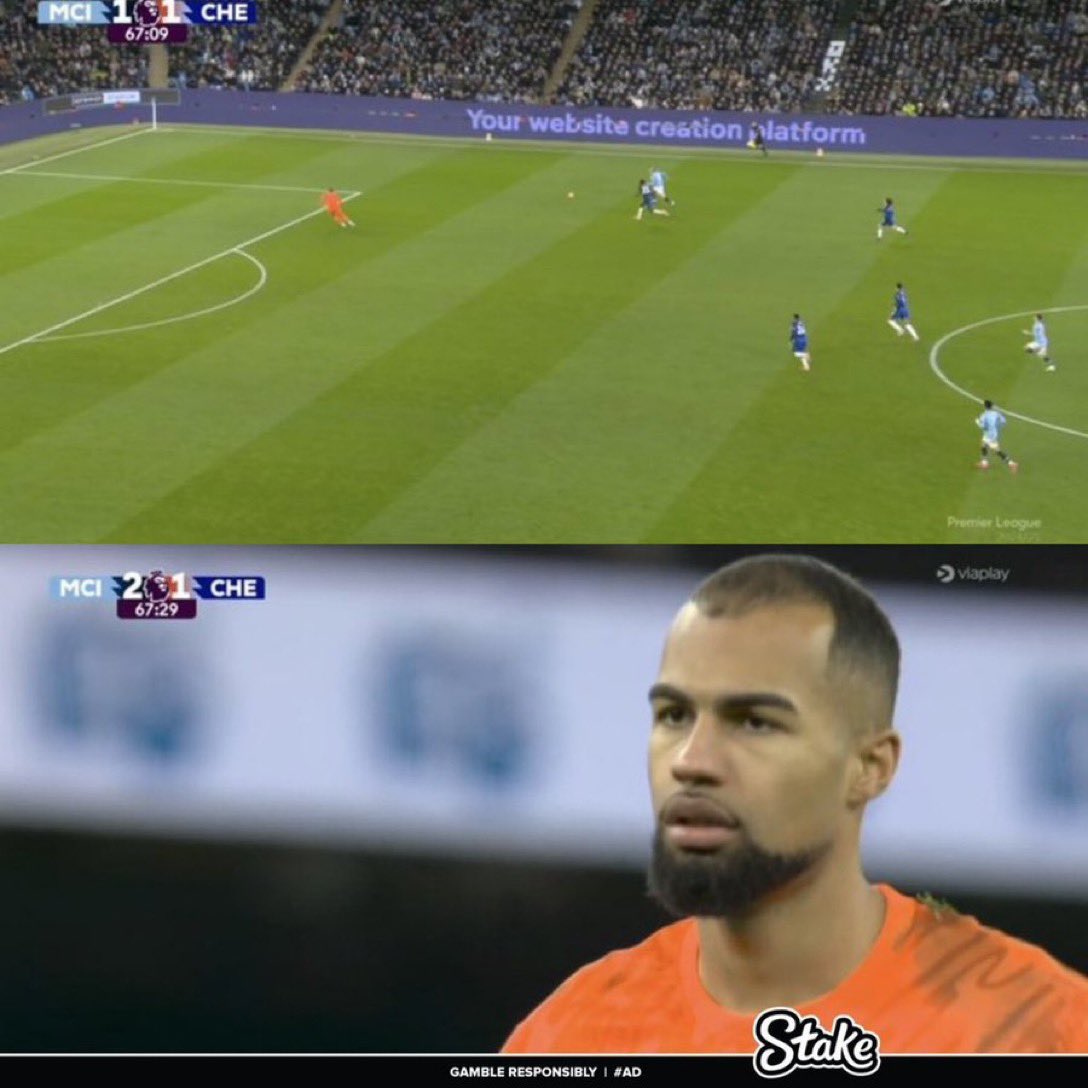 CFCFico's tweet photo. Let’s take a Look at the Worst Goal keeping Error from Robert Sanchez” that Made Chelsea Fans go bizarre 😭

Check thread 🧵 https://t.co/0velK6D7nK