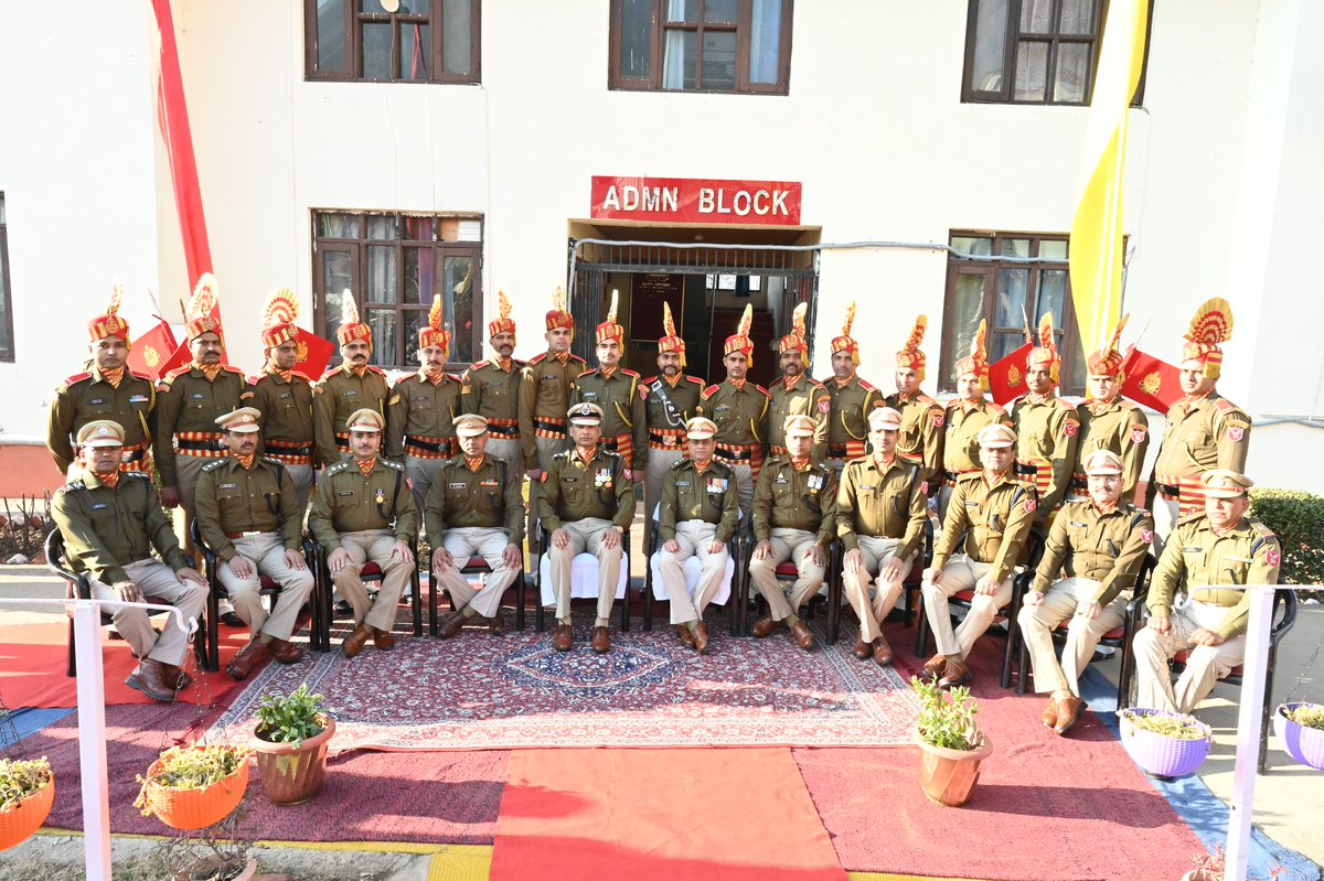 #76th_Republic_Day#
Sh. Mukesh Singh Yadav, Commandant 13 BN SSB, Dignibal, Unfurled the Indian Tricolor on 76th Republic Day and addressed the unit personnel on this auspicious occasion.