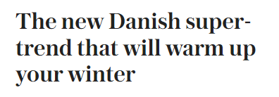 It's properly insulated homes, isn't it?