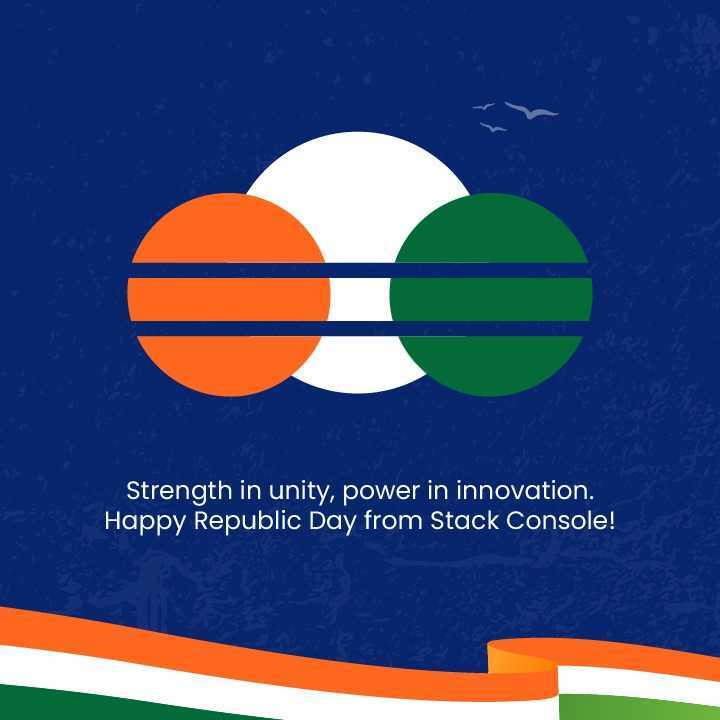stackconsole's tweet image. May the ideals of justice, liberty, equality, and fraternity guide us every day. Jai Hind!
