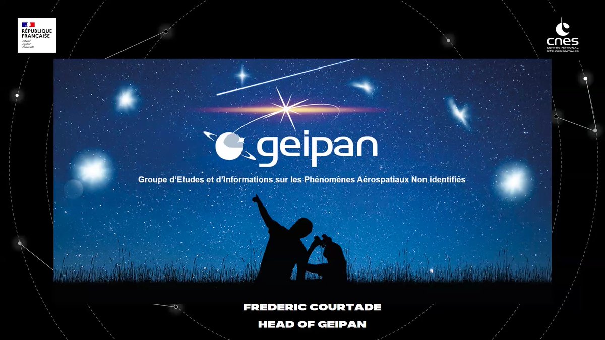 #GEIPAN Director, Frédéric Courtade, presenting  the French National Space Center (#CNES) #UAP Study and Information Group’s activities during a joint #EuroUFO + #UAPCheck meeting
 #ufo
youtu.be/0BIwW5n9dCM