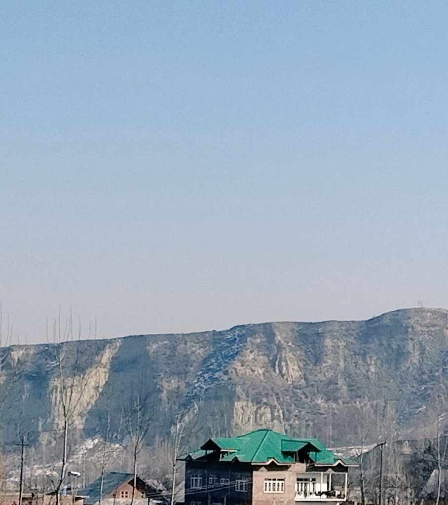 Disheartening to see these mountains with lesser snow this time and the temperature already soaring high.