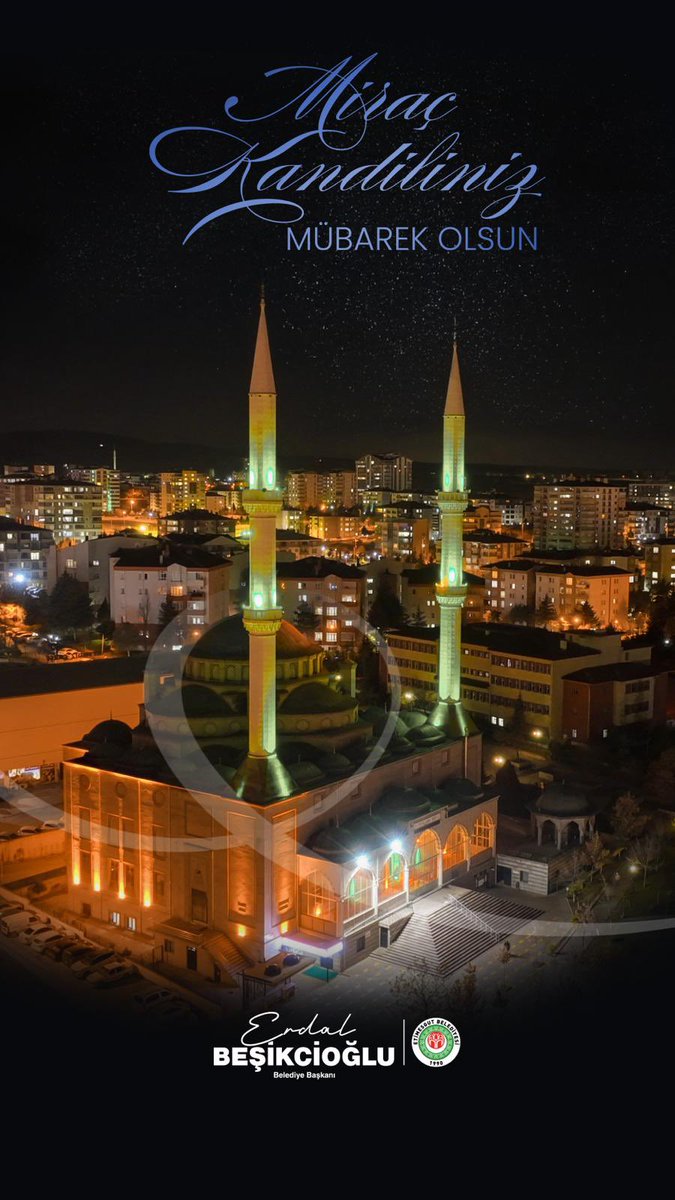 erdalbeskcioglu's tweet photo. Zor zamanlardan geçtiğimiz bu günlerde, Miraç Gecesi’nin tüm insanlık için hayırlara vesile olmasını, sıkıntıların ve musibetlerin sona ermesini diliyorum.
Miraç Kandilimiz mübarek olsun. https://t.co/cWxdqcHAJU