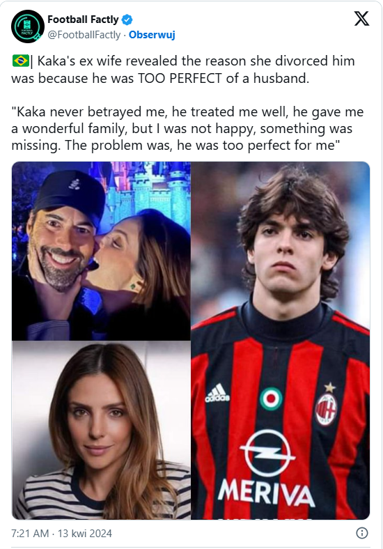 <a href="/lolsia_ponsia/">Lola 🥦🌙🐀🏰🥏🦷</a> Argumentacja żony która rozbija rodzinę. Oczywiście dostanie miliony po rozwodzie ale to nie ma znaczenia 😅
"Kaka nigdy mnie nie zdradził, traktował mnie dobrze, dał mi wspaniałą rodzinę alke nie byłam szczęśliwa bo czegoś mi brakowało. Był zbyt doskonały"
#toksycznakobiecosc