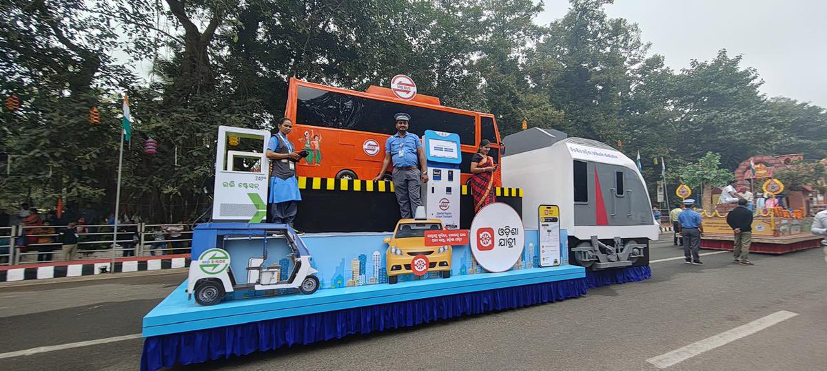 This Republic Day, unveiled the vision of a prosperous future—from heritage to development through Urban Mobility for #ViksitOdisha.

With the Double-Decker Mo Bus, Mo E-Rickshaw, Odisha Yatri App, and Metro Rail, showcasing innovation, sustainability, empowerment, and