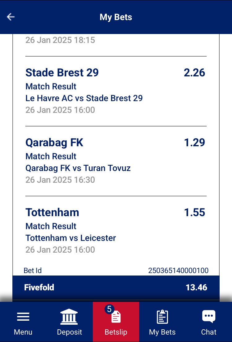 YonkoBilly10's tweet image. STRAIGHT TO THE POINT SLIP🎯

🚀ODDS : 13 Odds🔥🔥

🚀CODE : betjets.co.za/en/home?bookin…

🚀KICK OFF @ 19:45

🔗 REGISTER LINK: betjets.co/a7v5r

#letsgrind