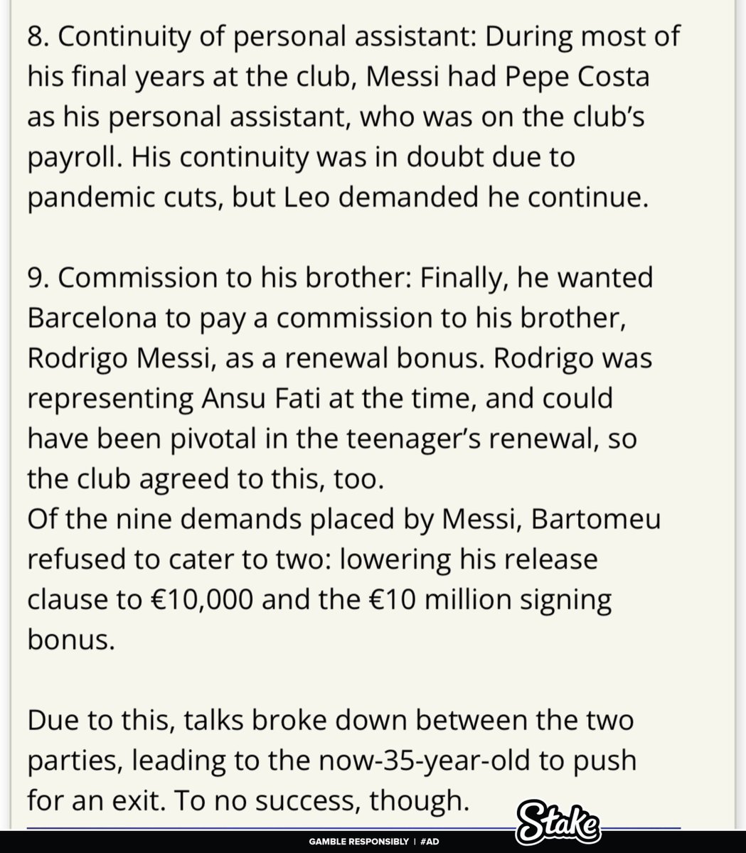 Nah Messi really wanted to collapse his club😭😭😭