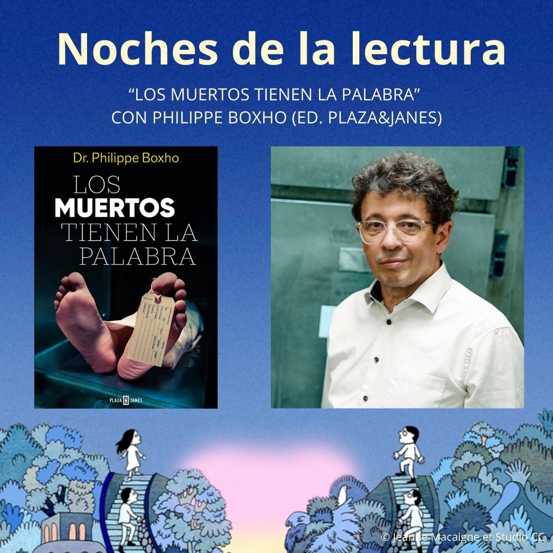 📚¿Te atreves a descubrir los secretos de un médico forense? 
El Dr. <a href="/PhilippeBoxho/">Philippe BOXHO</a> te lo cuenta todo en su nuevo libro “Los muertos tienen la palabra” (ed. Plaza&amp;Janes)

📍Teatro del Institut français de Madrid
🕒 28/01 a las 19:00
🎟Entrada gratuita con reserva previa