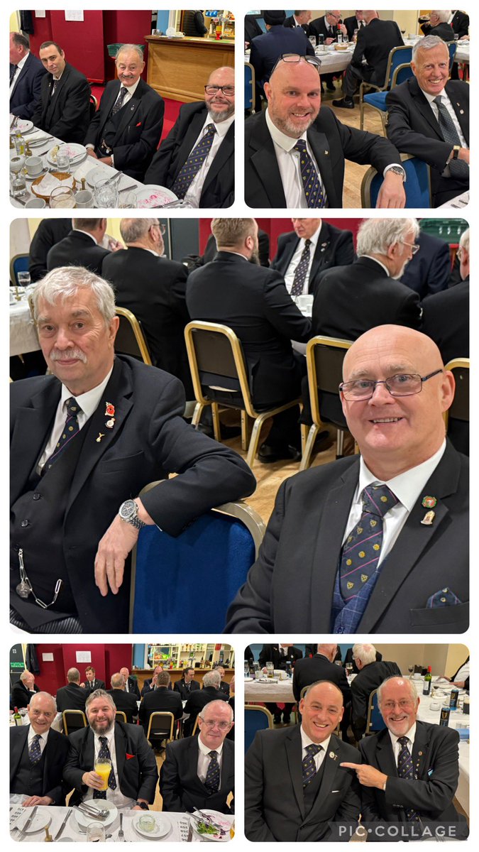 Attached are the festive board pictures taken at our 10th anniversary double initiation meeting