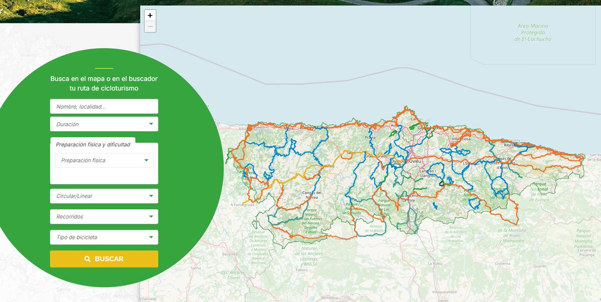 85 rutas para recorrer la tierrina 🚴en bici,  y esto ¡es sólo el principio!
🌐 eu1.hubs.ly/H0g4Xc-0
Si quieres disfrutar de Asturias ¡este es tu sitio!