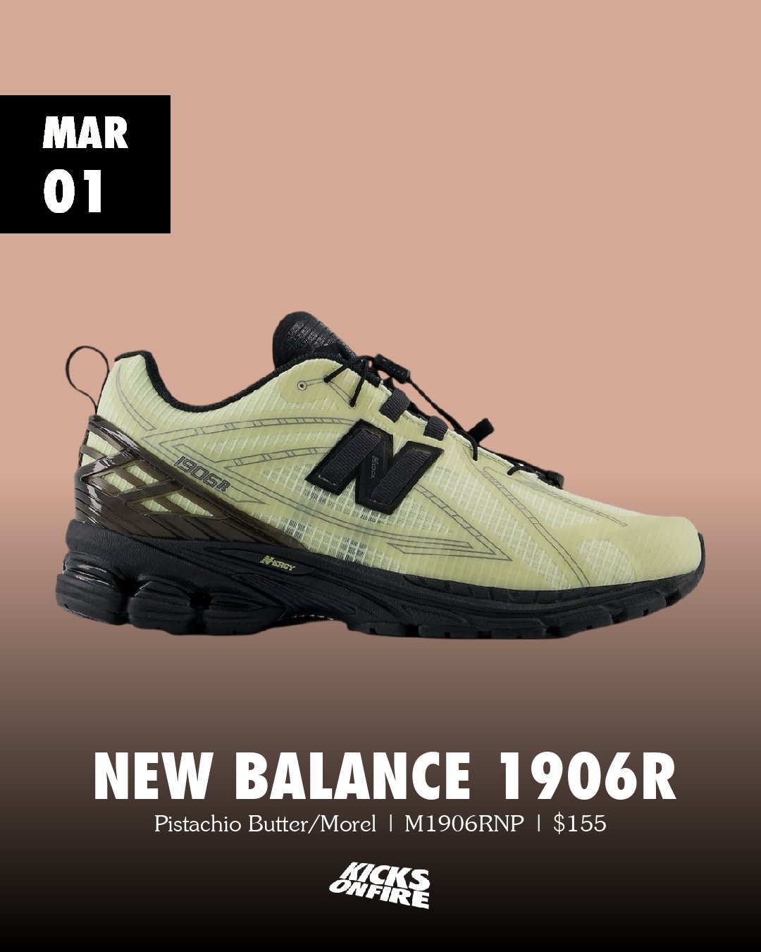 【New Balance】 1906R Pistachio Butter Morel / 追跡付 New Balance - 1906R | HBX - Globally Curated Fashion and