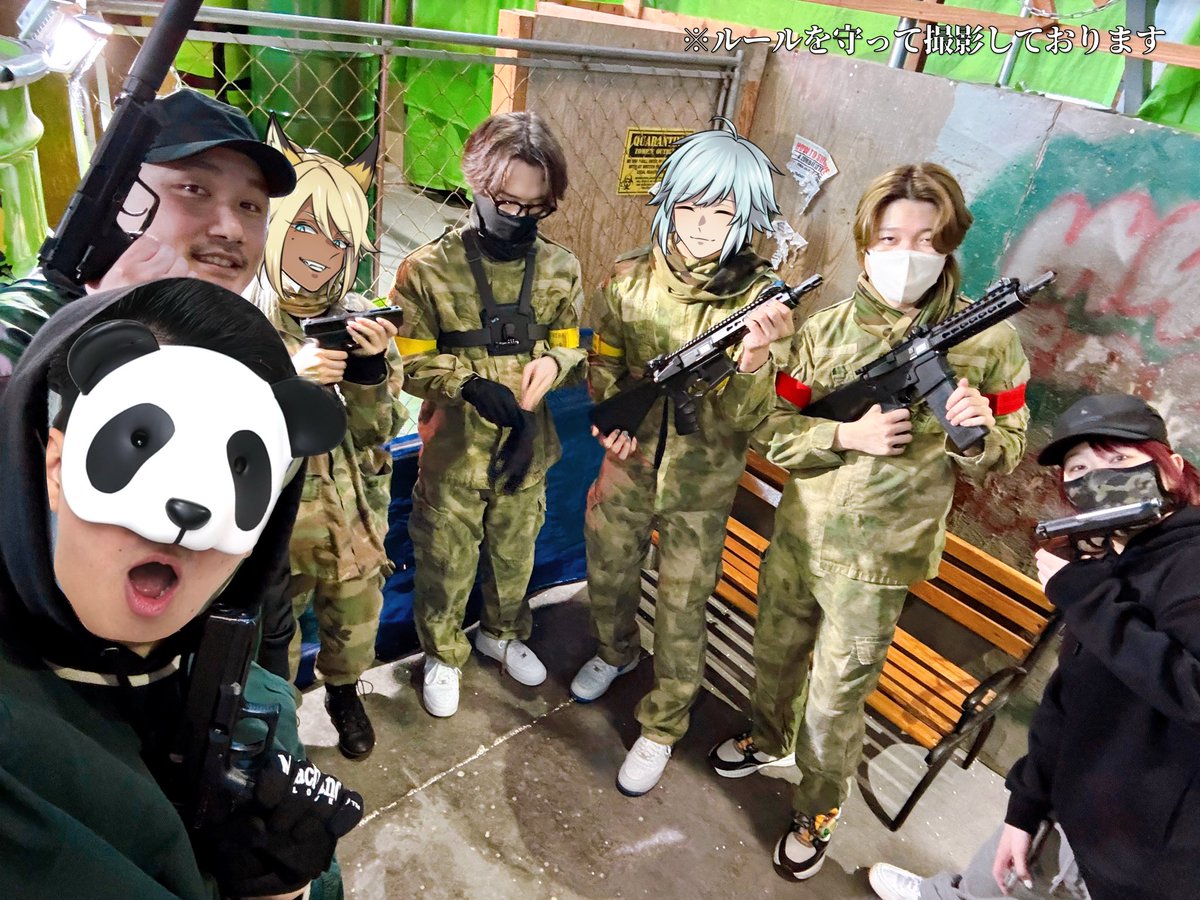 cutty_chan's tweet photo. 救急隊サバゲー！！🔫
のすけにめっちゃ驚かされて寿命20年縮んだけど楽しかったー！！！🤣✨

明日も全力で楽しむぞー！！！🤩🎉 https://t.co/fsxgAR3Y8H