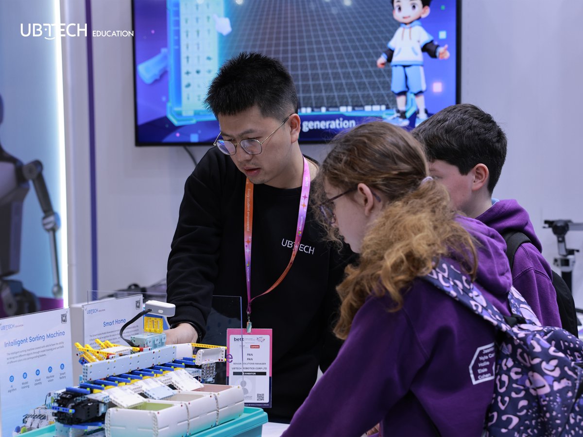 UBTECHRobotics's tweet photo. ✨What an incredible journey at BETT 2025! Thanks to all who visited our booth and joined the demos. Let’s keep innovating for the future of AI education!✨

More information on https://t.co/WHZJPHsFGj and our social media!

#BETTUK2025 #BETT #UBTECHEducation #EdTechInnovation https://t.co/xeTEJ5C04A
