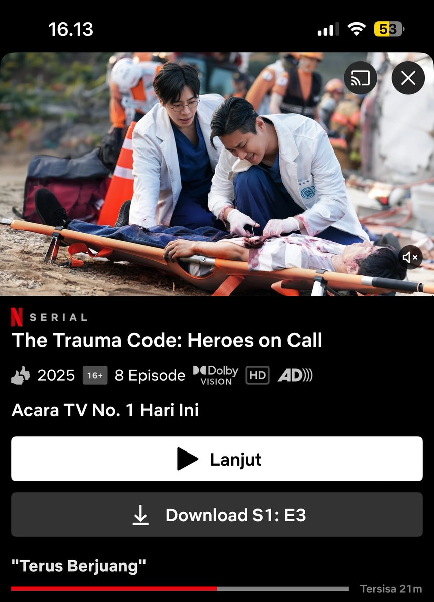 saafstudy's tweet image. eh ini seru bgt 😭💯 tp sayang cuma 8 eps ☹️