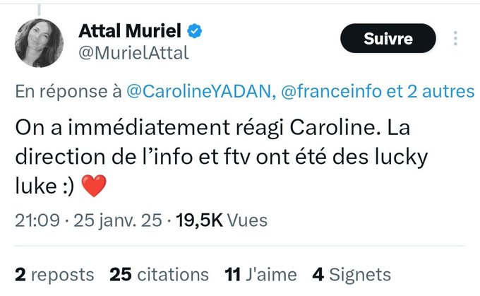 Il paraît que muriel attal a supprimé ce tweet, il faut donc réparer cette erreur.