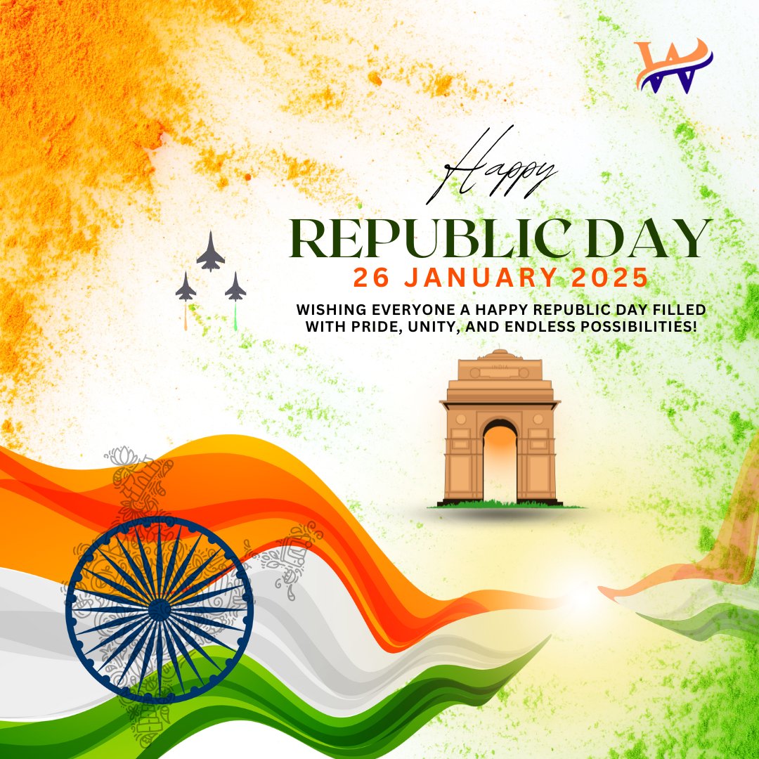 WisePathEdtech's tweet photo. Celebrating Republic Day with Pride!

This 26th January, let’s honor the spirit of our great nation and the values that make us proud to be Indians! 🏵️✨

At WisePath EdTech, we’re committed to empowering individuals to achieve their dreams https://t.co/kIDRzq4ld4