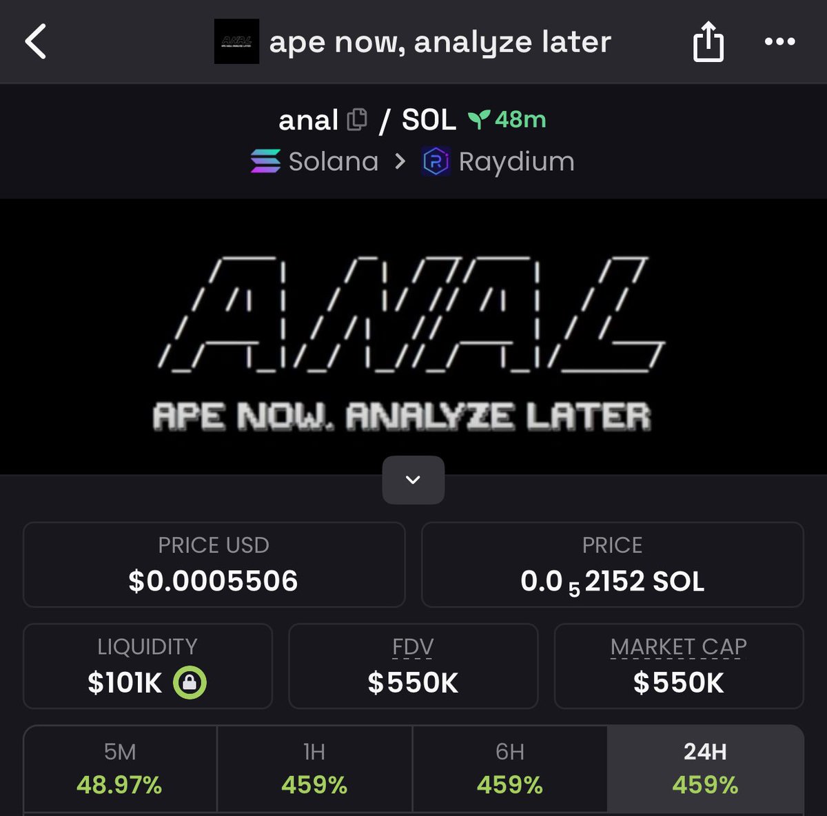 Did Smokez just give you 25K entry live on the TL to the next #Fartcoin type runner?

Ape now, Analyze later. Don’t get sidelined anon.

8APgYmmVEZpm3HSnqd68sGHboTLFEbSFFCEdpBeNpump