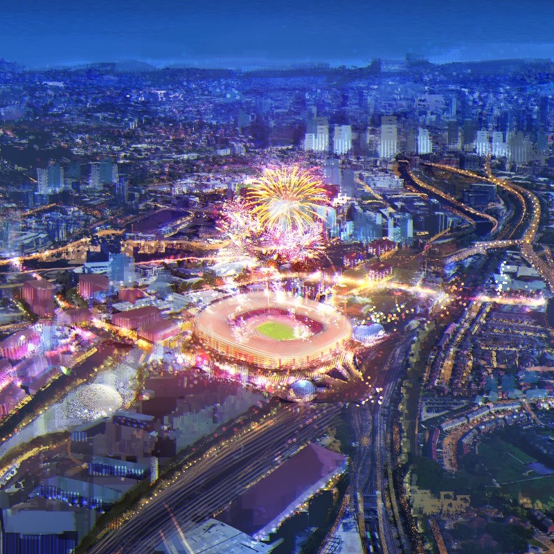ManUtd's tweet photo. ℹ️ The Old Trafford Regeneration Project has been backed by the government.

#MUFC