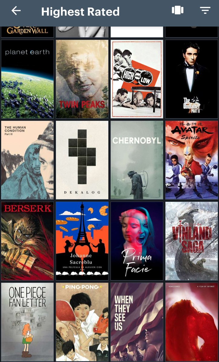 Acabo de ver que JOHANNE SACREBLU esta en el puesto número 26 de películas con mejor calificación en letterboxd jjajajajaj