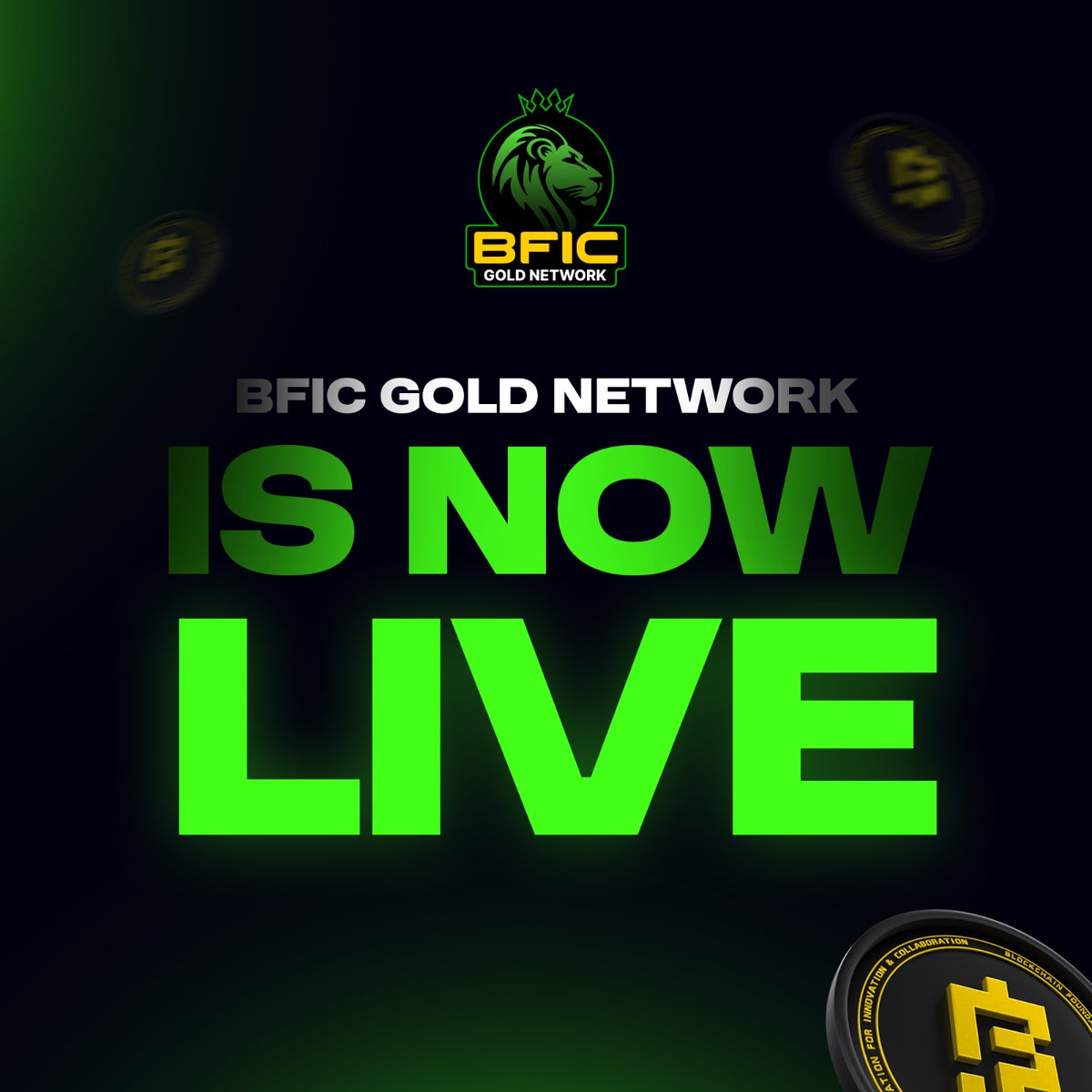 NetworkBFICGold's tweet photo. 💥 Big News for the BFIC Gold Network Community! 💥

The BFIC Gold Network App is back & LIVE
stronger, better, and ready to shine brighter than ever! ✨

🚀 Dive into the new and improved experience and unlock endless opportunities. 🌟 
Your journey to greatness just got a major upgrade!

💬 Are you ready to explore the future with us? 
Drop a 🔥 in the comments if you're as excited as we are!

#BFICGoldNetwork #BFICGold #BFIC #BFICCoin #BFICGoldNetworkCommunity #LIVE #ToTheMoon #ToTheFuture