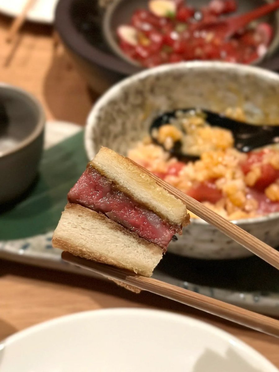 njsph's tweet image. I enjoyed eating chutoro rice very much😘