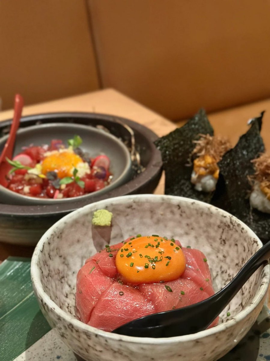 njsph's tweet image. I enjoyed eating chutoro rice very much😘