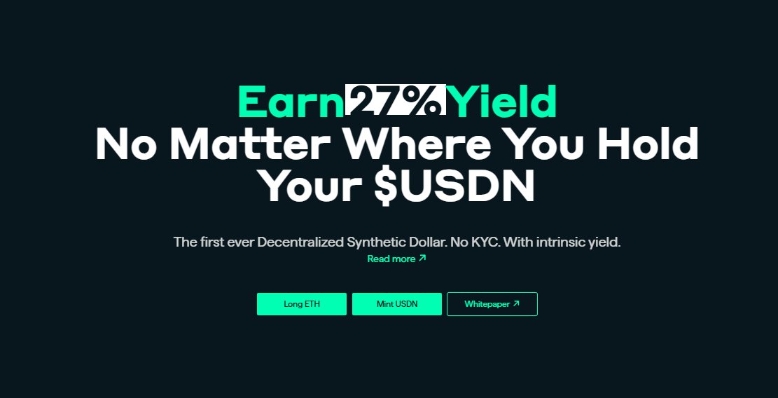 SmarDex's tweet image. 27%.
Fully Decentralized.
Straight into your wallet.
Hold 1000 USDN.
Soon become 1270 USDN.
No KYC, no lock, no whitelist.
Only in one place: SMARDEX.io